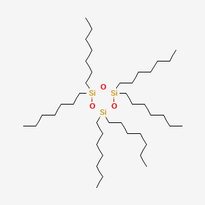 2,2,4,4,6,6-Hexaheptyl-1,3,5,2,4,6-trioxatrisilinane