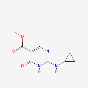 Ethyl 2-(cyclopropylamino)-4-hydroxypyrimidine-5-carboxylate