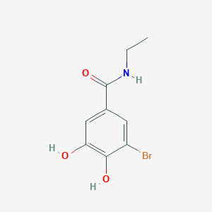 3-Bromo-N-ethyl-4,5-dihydroxybenzamide