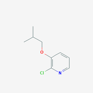 molecular formula C9H12ClNO B1427209 2-Chloro-3-(2-methylpropoxy)pyridine CAS No. 1486099-41-5
