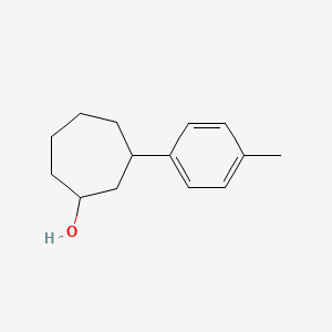 molecular formula C14H20O B1427210 3-(4-Methylphenyl)cycloheptan-1-ol CAS No. 1341334-14-2