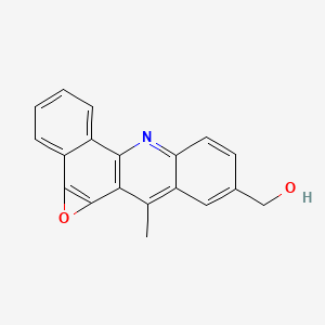 molecular formula C19H13NO2 B14272116 9-Hydroxymethyl-7-methylbenz(c)acridine-5,6-oxide CAS No. 160543-18-0