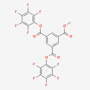 1-Methyl 3,5-bis(perfluorophenyl) benzene-1,3,5-tricarboxylate