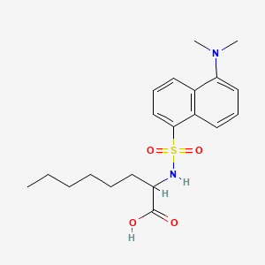 2-{[5-(Dimethylamino)naphthalene-1-sulfonyl]amino}octanoic acid