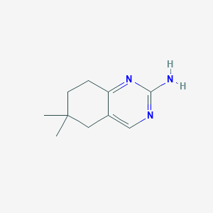 B1427218 6,6-Dimethyl-5,6,7,8-tetrahydroquinazolin-2-amine CAS No. 1344202-33-0