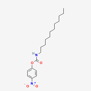 molecular formula C19H30N2O4 B14272182 4-Nitrophenyl dodecylcarbamate CAS No. 132333-23-4