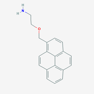 2-[(Pyren-1-YL)methoxy]ethan-1-amine