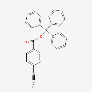 molecular formula C28H20O2 B14272231 Triphenylmethyl 4-ethynylbenzoate CAS No. 172946-51-9