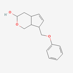 7-(Phenoxymethyl)-1,3,4,4a,7,7a-hexahydrocyclopenta[c]pyran-3-ol