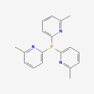 molecular formula C18H18N3P B14272252 Pyridine, 2,2',2''-phosphinidynetris[6-methyl- CAS No. 131504-44-4