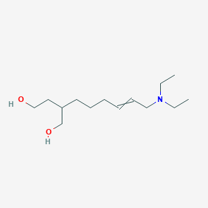 2-[6-(Diethylamino)hex-4-EN-1-YL]butane-1,4-diol