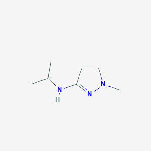 molecular formula C7H13N3 B1427244 1-methyl-N-(propan-2-yl)-1H-pyrazol-3-amine CAS No. 1178319-46-4