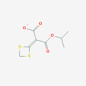 2-(1,3-Dithietan-2-ylidene)-3-oxo-3-[(propan-2-yl)oxy]propanoate