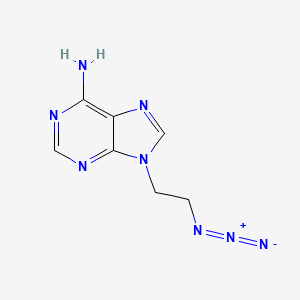 molecular formula C7H8N8 B14272482 9-(2-Azidoethyl)-9H-purin-6-amine CAS No. 167780-62-3