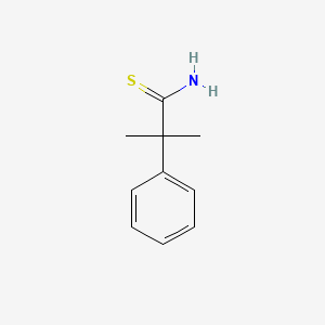 molecular formula C10H13NS B1427251 2-Methyl-2-phenylpropanethioamide CAS No. 1341739-22-7