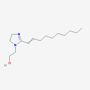 molecular formula C15H28N2O B14272510 2-[2-(Dec-1-en-1-yl)-4,5-dihydro-1H-imidazol-1-yl]ethan-1-ol CAS No. 138113-85-6