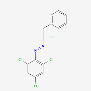 Diazene, (1-chloro-1-methyl-2-phenylethyl)(2,4,6-trichlorophenyl)-