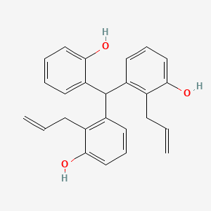 3,3'-[(2-Hydroxyphenyl)methylene]bis[2-(prop-2-en-1-yl)phenol]