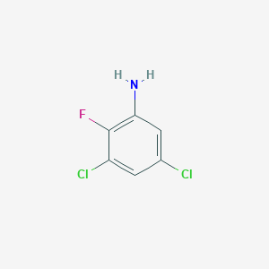 molecular formula C6H4Cl2FN B1427256 3,5-Dichloro-2-fluoroaniline CAS No. 1394838-36-8