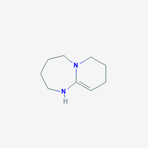 molecular formula C9H16N2 B14272566 1,2,3,4,5,7,8,9-Octahydropyrido[1,2-a][1,3]diazepine CAS No. 138192-21-9