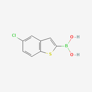 molecular formula C8H6BClO2S B1427257 (5-氯苯并[b]噻吩-2-基)硼酸 CAS No. 867381-22-4
