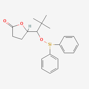 molecular formula C21H25O3Si B14272586 CID 53436428 