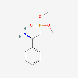 molecular formula C10H16NO3P B14272628 Dimethyl [(2R)-2-amino-2-phenylethyl]phosphonate CAS No. 180906-51-8