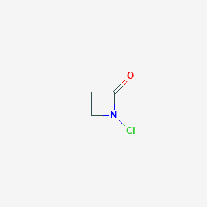 molecular formula C3H4ClNO B14272642 2-Azetidinone, 1-chloro- CAS No. 153357-31-4