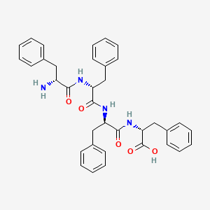 molecular formula C36H38N4O5 B14272657 D-Phenylalanyl-D-phenylalanyl-D-phenylalanyl-D-phenylalanine CAS No. 184713-37-9