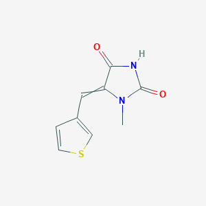 1-Methyl-5-[(thiophen-3-yl)methylidene]imidazolidine-2,4-dione