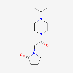 Piperazine, 1-(1-methylethyl)-4-[(2-oxo-1-pyrrolidinyl)acetyl]-