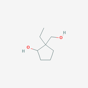 2-Ethyl-2-(hydroxymethyl)cyclopentan-1-ol