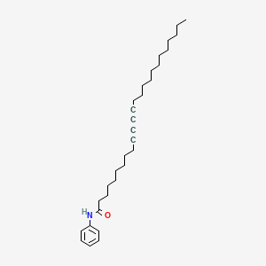 molecular formula C31H47NO B14272768 N-phenylpentacosa-10,12-diynamide CAS No. 128424-24-8