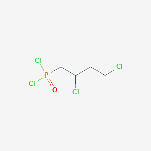 molecular formula C4H7Cl4OP B14272773 (2,4-Dichlorobutyl)phosphonic dichloride CAS No. 139300-92-8