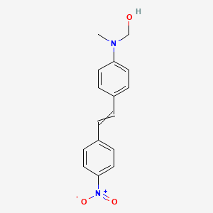 (Methyl{4-[2-(4-nitrophenyl)ethenyl]phenyl}amino)methanol