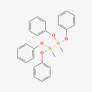 1,2-Dimethyl-1,1,2,2-tetraphenoxydisilane