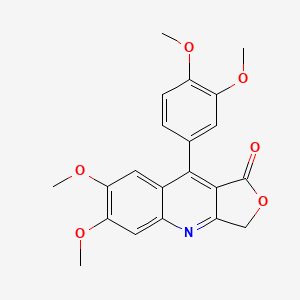 9-(3,4-Dimethoxyphenyl)-6,7-dimethoxyfuro[3,4-b]quinolin-1(3H)-one