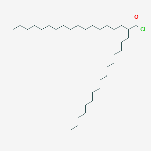 molecular formula C34H67ClO B14272867 2-Hexadecyloctadecanoyl chloride CAS No. 153252-39-2