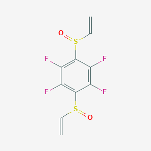 1,4-Di(ethenesulfinyl)-2,3,5,6-tetrafluorobenzene