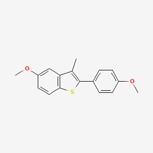 5-Methoxy-2-(4-methoxyphenyl)-3-methyl-1-benzothiophene