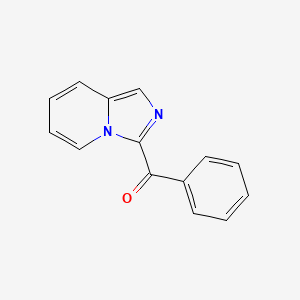 molecular formula C14H10N2O B14272904 (Imidazo[1,5-a]pyridin-3-yl)(phenyl)methanone CAS No. 132557-66-5