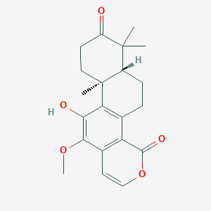 (6aR,10aS)-11-Hydroxy-12-methoxy-7,7,10a-trimethyl-5,6a,7,9,10,10a-hexahydro-4H-phenanthro[1,2-c]pyran-4,8(6H)-dione