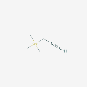 molecular formula C6H12Ge B14272920 Trimethyl(prop-2-yn-1-yl)germane CAS No. 137957-09-6