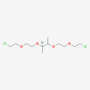 molecular formula C12H24Cl2O4 B14272939 1,14-Dichloro-7,8-dimethyl-3,6,9,12-tetraoxatetradecane CAS No. 139426-29-2