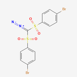 1,1'-[(Diazomethylene)disulfonyl]bis(4-bromobenzene)