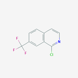 B1427296 1-Chloro-7-(trifluoromethyl)isoquinoline CAS No. 1196154-02-5