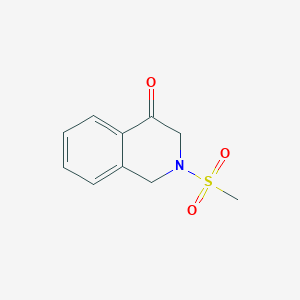 B1427298 2-Methanesulfonyl-2,3-dihydro-1H-isoquinolin-4-one CAS No. 1235981-58-4