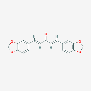 molecular formula C19H14O5 B014273 (1E,4E)-1,5-bis(1,3-benzodioxol-5-yl)penta-1,4-dien-3-one CAS No. 108439-88-9