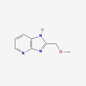 B1427302 3H-Imidazo[4,5-b]pyridine, 2-(methoxymethyl)- CAS No. 158525-79-2