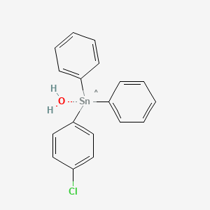 4-Chlorophenyl)diphenyltin hydrate